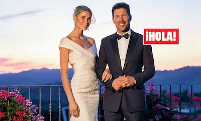 En ¡HOLA!: Carla Pereyra y Diego Simeone, su romántica boda en la Toscana