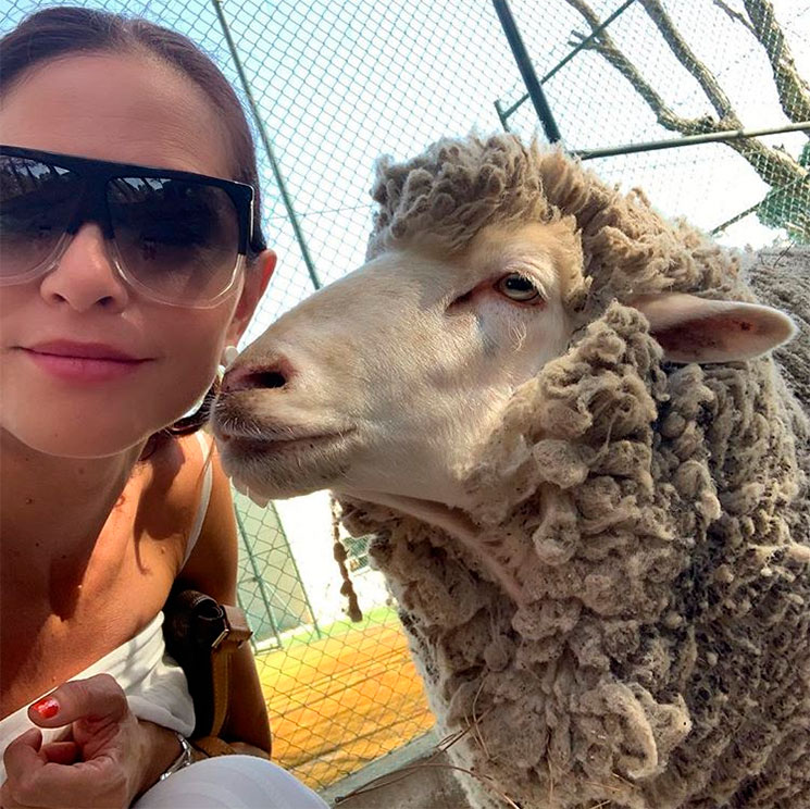 Romina Belluscio y su pasión por los animales: 'Guti y yo salimos a pasear a nuestra oveja por el campo'