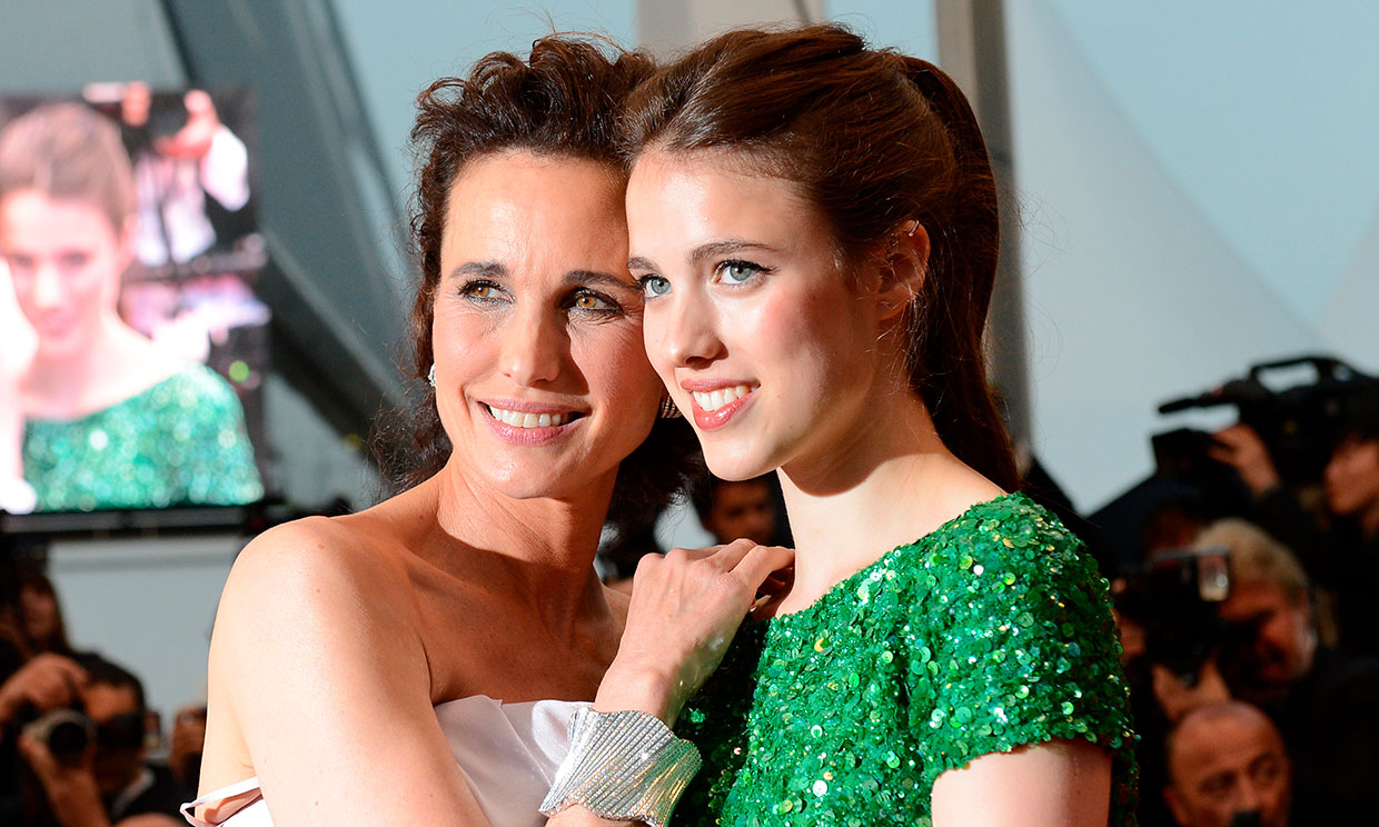 Margaret Qualley y su madre, Andie MacDowell