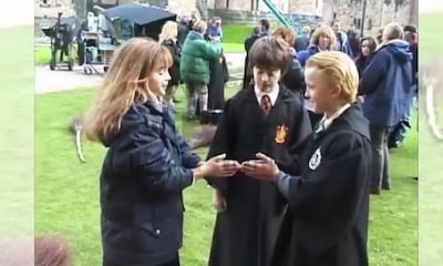 El vídeo que Tom Felton ha rescatado del rodaje de 'Harry Potter' y arrasa en las redes