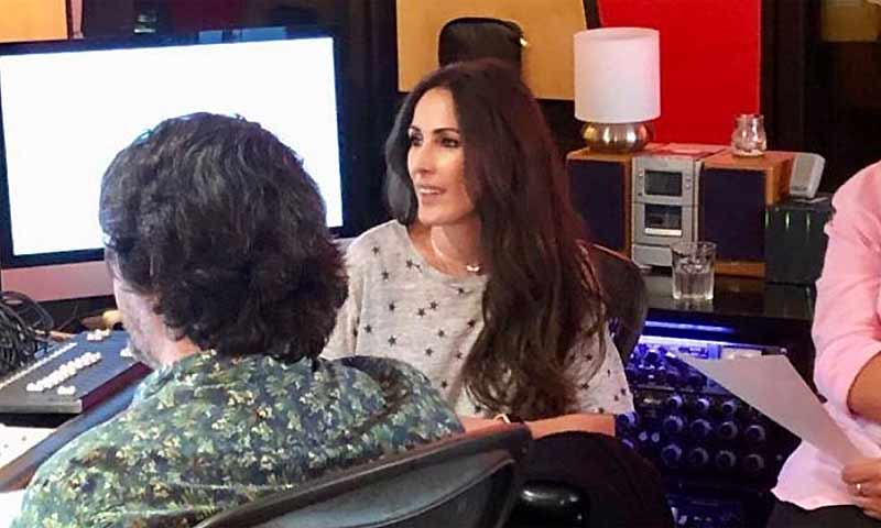 La esperada (y comentada) reaparición de Malú en un estudio de grabación