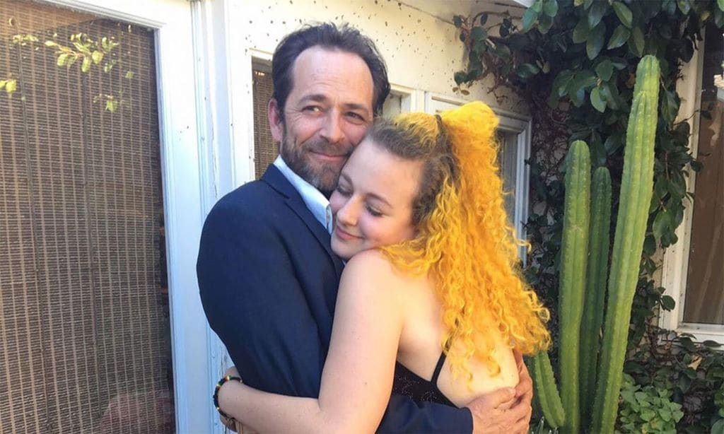 La emotiva y divertida felicitación de cumpleaños de la hija de Luke Perry a su padre