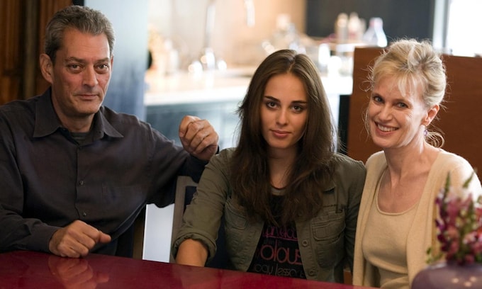 Siri Hustvedt y Paul Auster y la hija de ambos, Sophie Auster