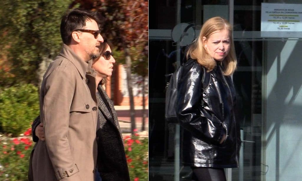La tristeza de Emma Ozores y Lola Dueñas en el último adiós al actor Nicolás Dueñas