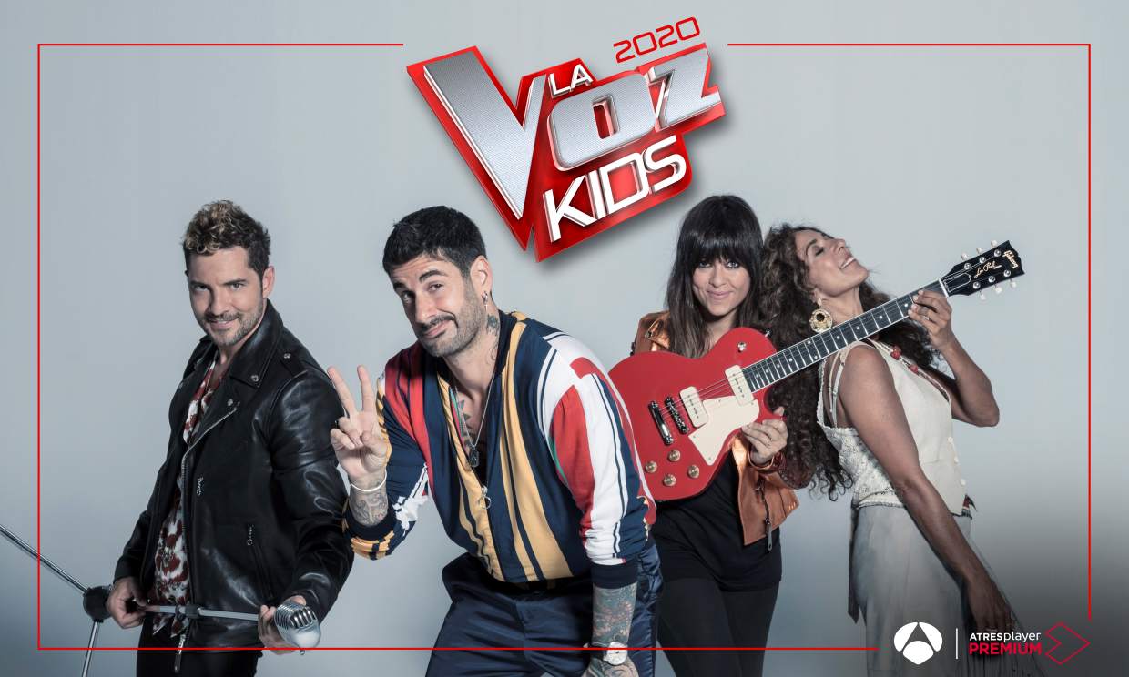 David Bisbal, Rosario, Vanesa Martín y Melendi repiten en 'La Voz Kids 2020'