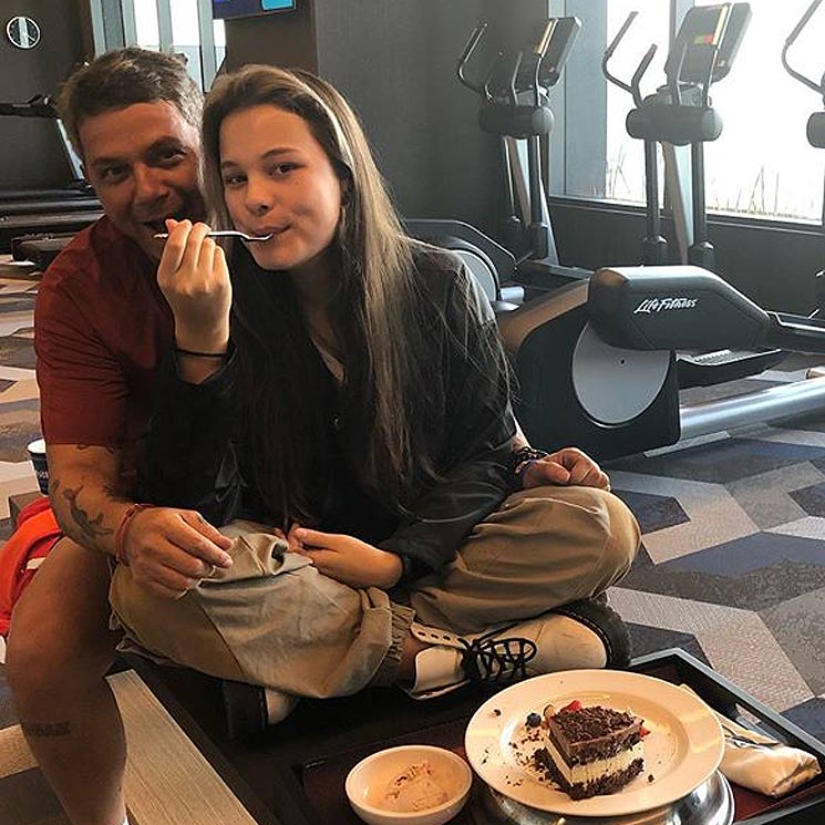 El entrenamiento más dulce de Alejandro Sanz con su hija Manuela