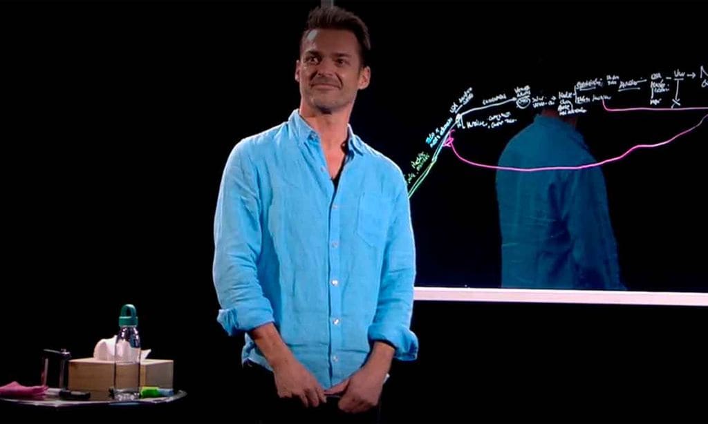 Hugo Castejón recuerda con mucho cariño a Marta Sánchez en la 'línea de la vida'