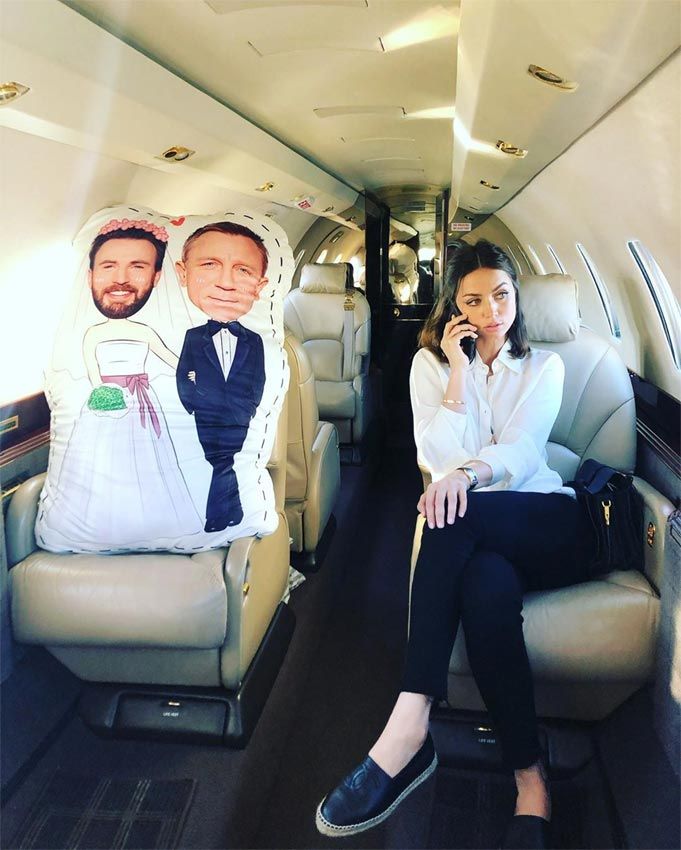 pics Chris Evans And Ana De Armas Together the fun photo of ana de armas with