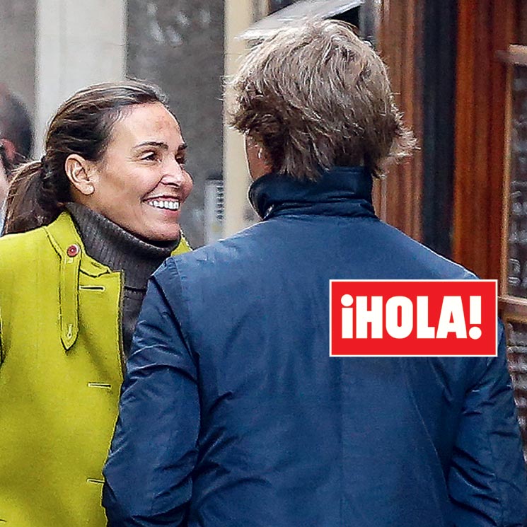 En ¡HOLA!: Inés Sastre, risas, confidencias y complicidad junto a Jorge Pardo, en Madrid