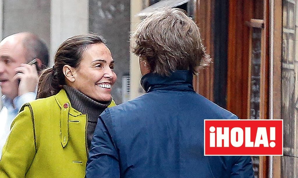 En ¡HOLA!: Inés Sastre, risas, confidencias y complicidad junto a Jorge Pardo, en Madrid