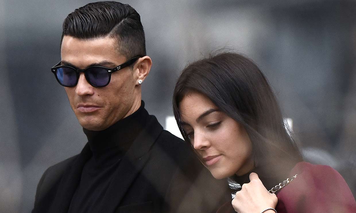 Georgina, junto a Cristiano Ronaldo