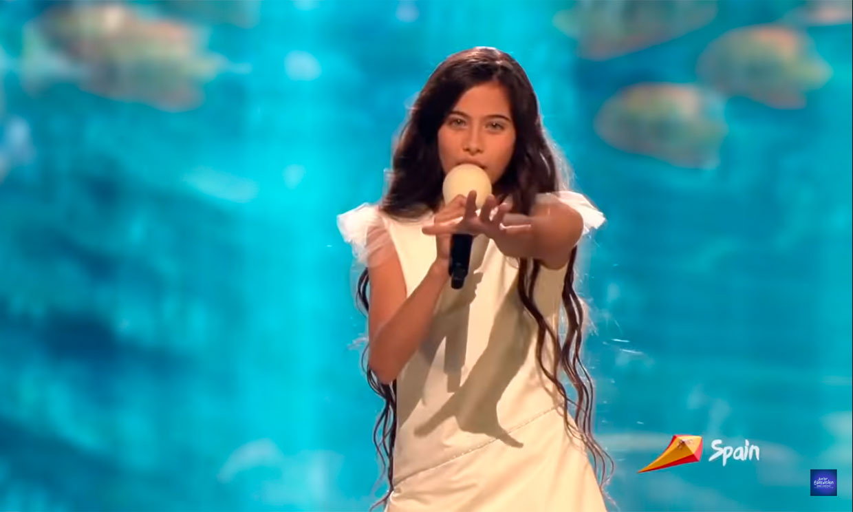 El secreto tras el look de Melani en 'Eurovisión Junior' que ha hecho aún más especial su actuación
