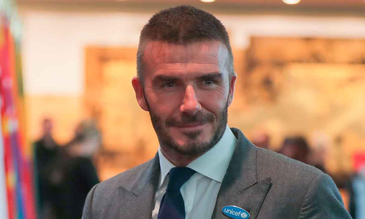 David Beckham cumple un sueño al encontrarse con uno de sus ídolos