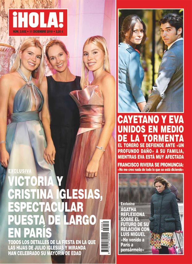 Exclusiva en ¡HOLA!: Victoria y Cristina Iglesias, espectacular puesta