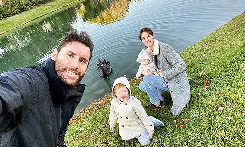 Helen Lindes y Rudy Fernández: fin de semana de risas en el campo con los niños
