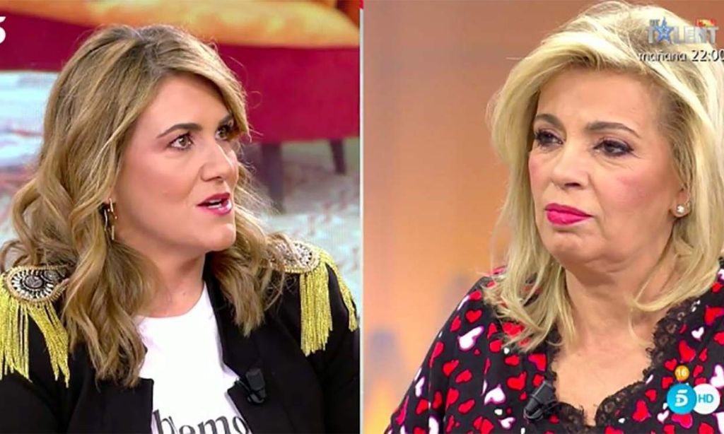 El tenso reencuentro de Carlota Corredera y Carmen Borrego en 'Viva la vida'