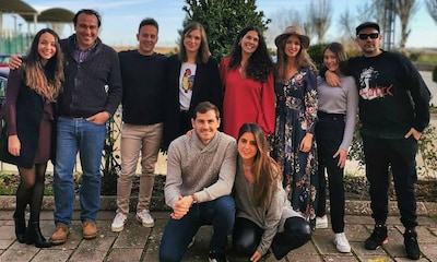 El posado navideño de Iker Casillas 'con los Carbonero'