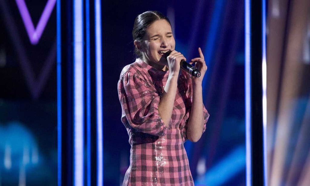 Una deslumbrante Irene Gil se proclama ganadora de 'La Voz Kids'