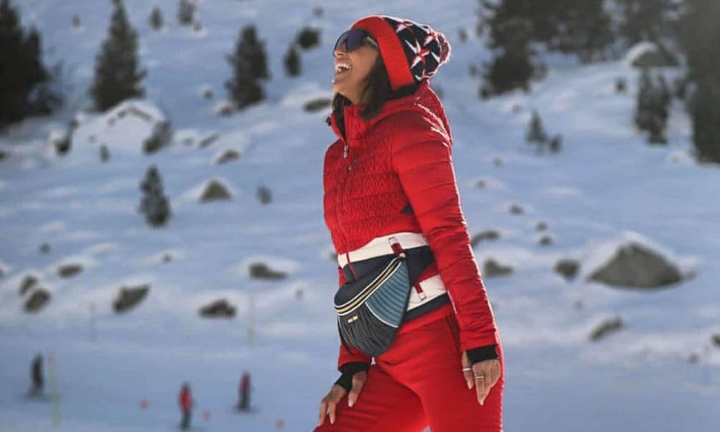Diversión en trineo: Paula Echevarría, Miguel Torres y Daniella disfrutan de la nieve en sus vacaciones de Navidad