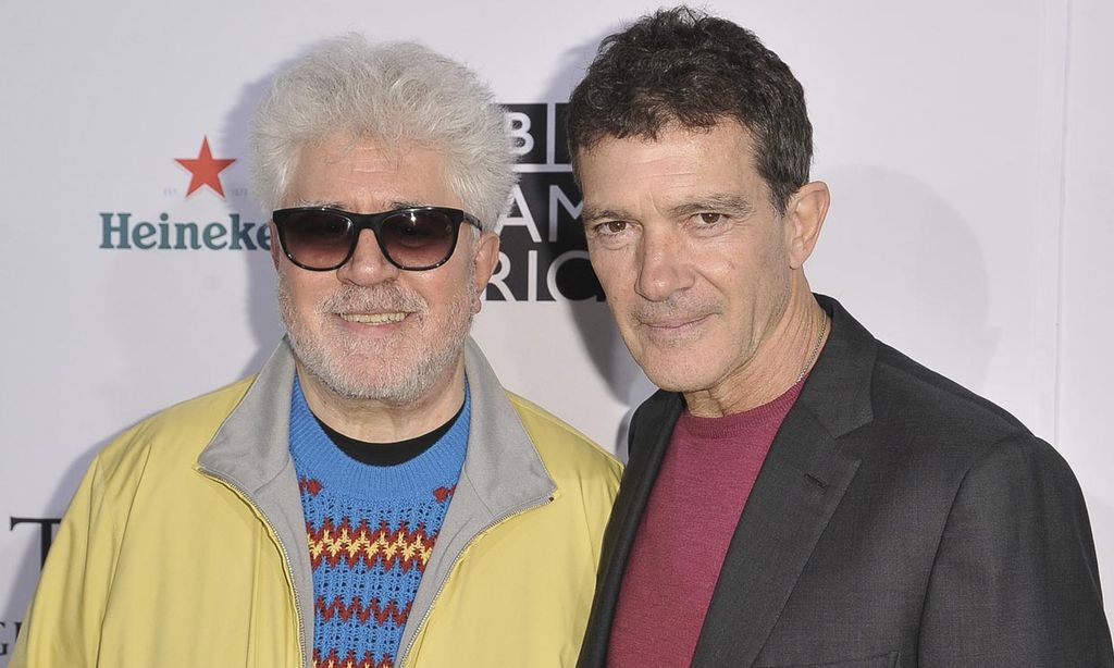 Antonio Banderas y Pedro Almodóvar