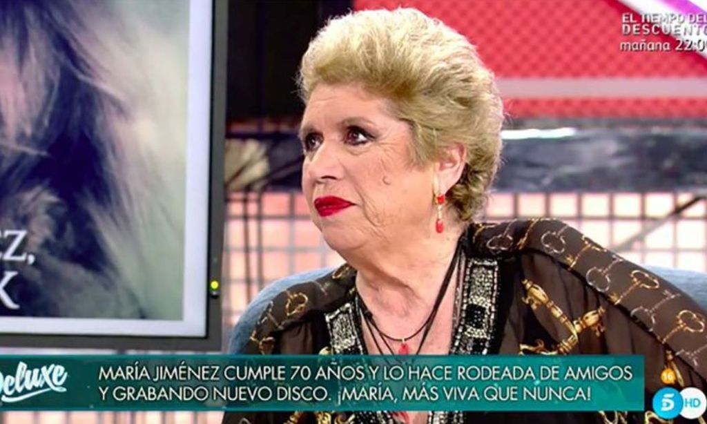 María Jiménez reaparece con muy buen aspecto tras su duro bache de salud