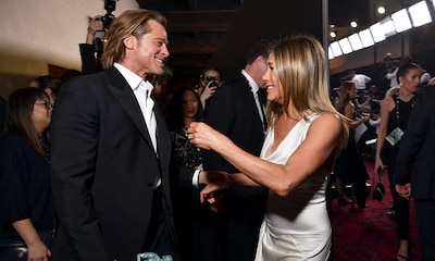 Brad Pitt y Jennifer Aniston, las imágenes del reencuentro más esperado de Hollywood