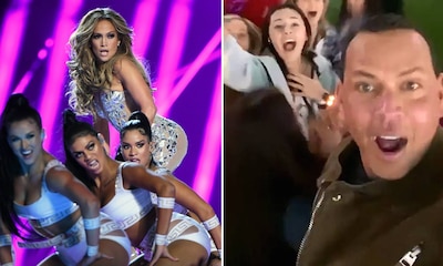 Bailando, cantando... Alex Rodriguez, el fan número uno de Jennifer Lopez en su gran noche