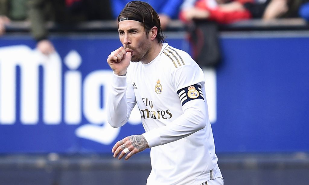 El gesto con el que Sergio Ramos dedicó un gol al bebé que viene en camino