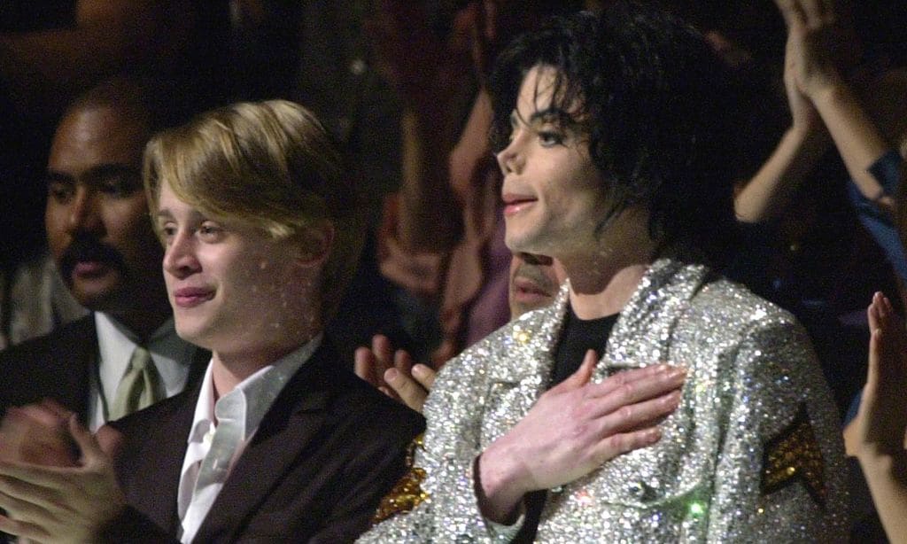 Michael Jackson y Macaulay Culkin