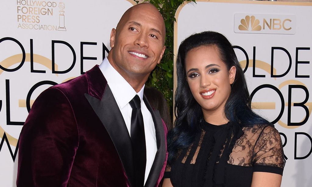 Dwayne Johnson, orgulloso de su hija mayor, luchadora de catch