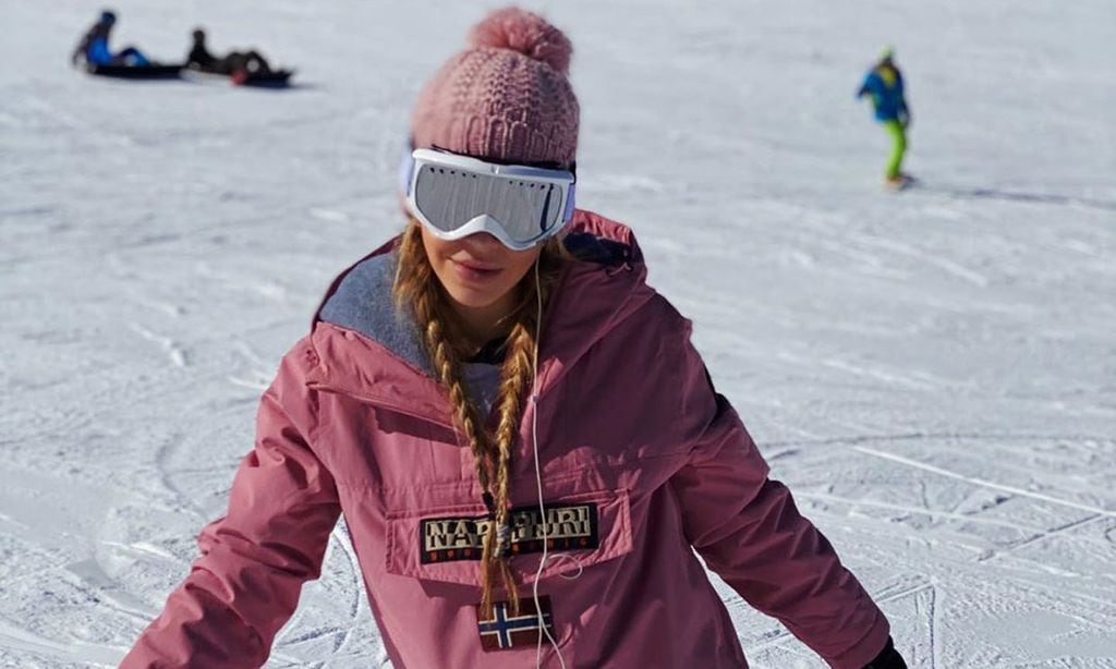 Mar Torres, escapada a la nieve tras estrenar nueva vida en Murcia