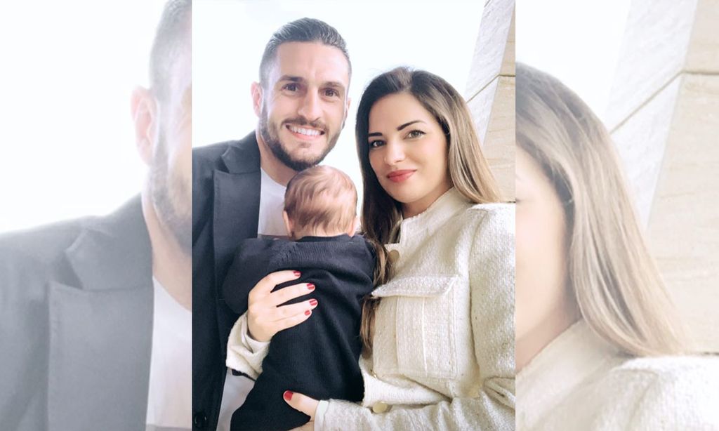 El hijo de Koke y Beatriz Espejel cumple dos meses ¡y ya 'habla'!