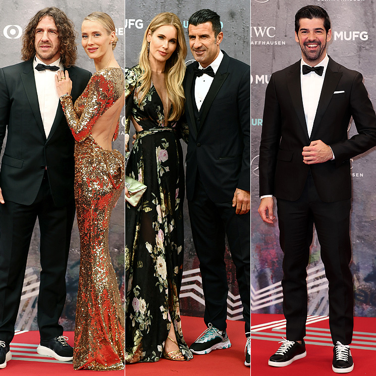 Vanesa Lorenzo, Carles Puyol o Luis Figo brillan en la alfombra roja de los premios Laureus