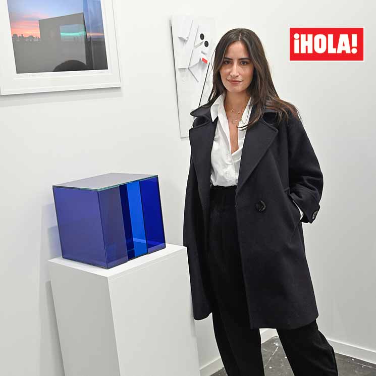Rachel Valdés, novia de Alejandro Sanz, está en Madrid presentando su obra artística