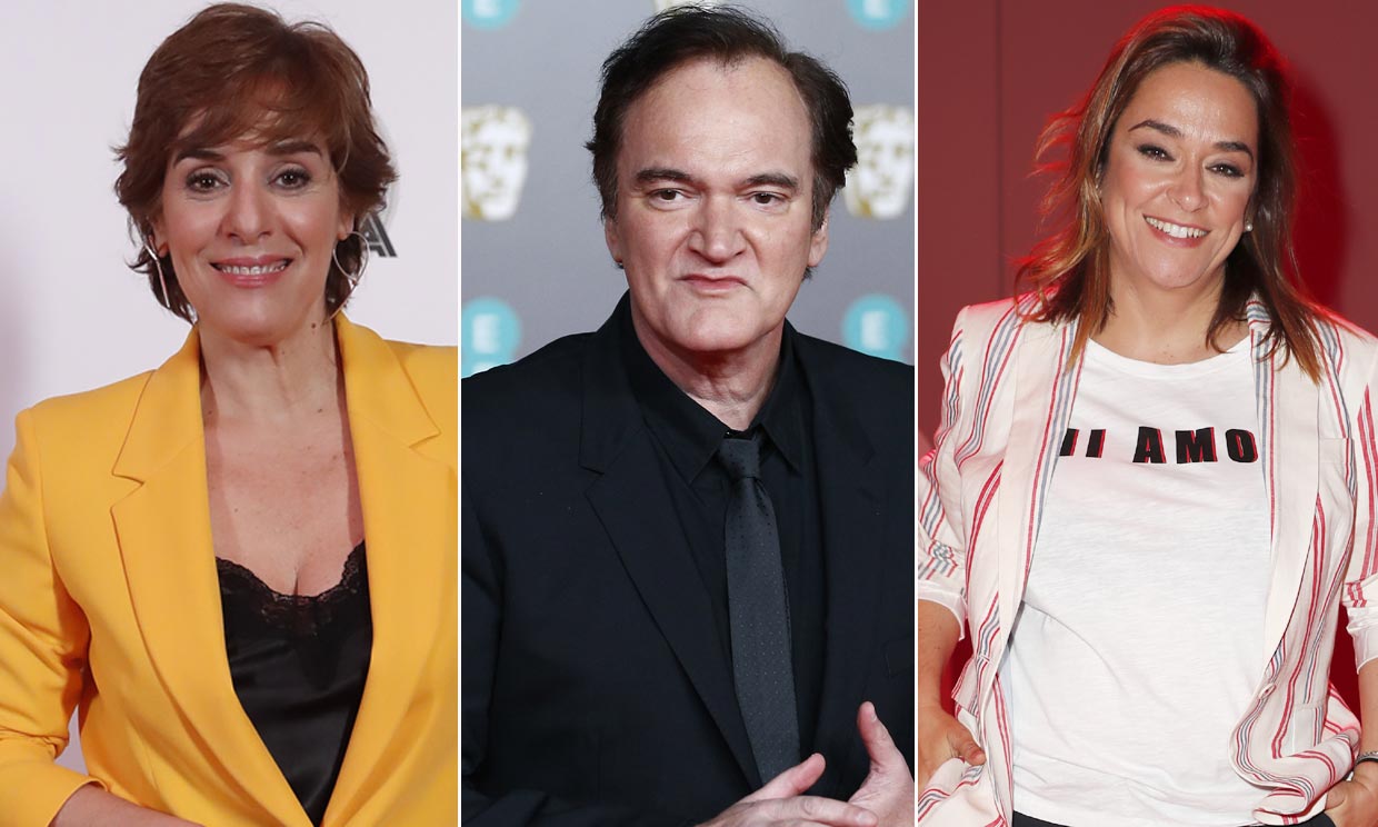 Anabel Alonso, Quentin Tarantino y Toñi Moreno