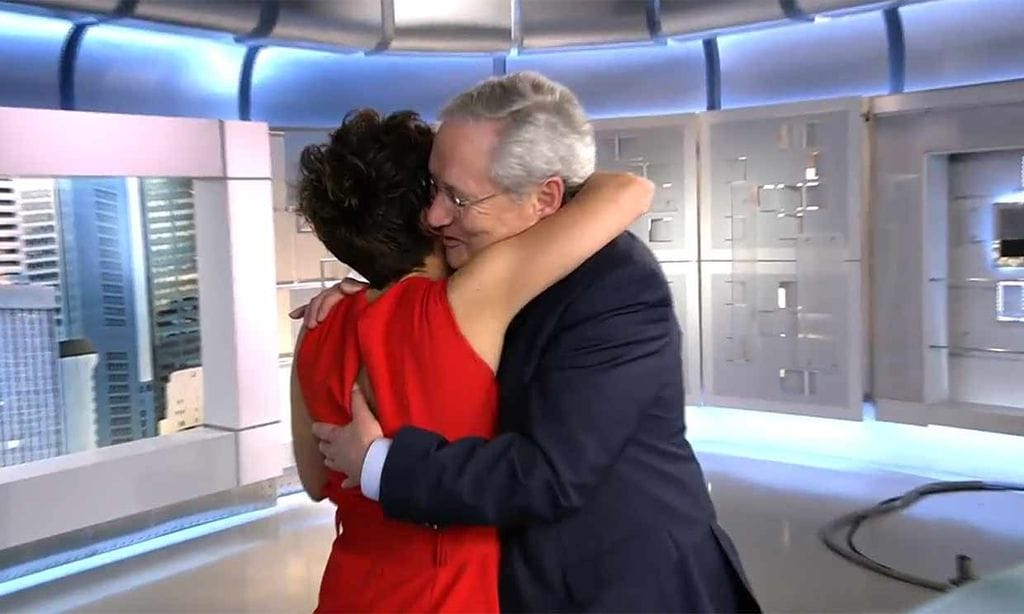 La emoción de Sonsoles Ónega al entrevistar a su padre