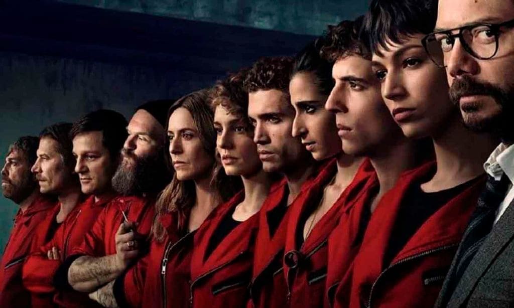 La Casa De Papel Un Personaje Infiltrado En El Poster De La Cuarta Temporada De La Serie De Netflix