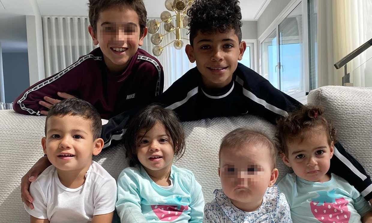 Los hijos y los sobrinos de Cristiano Ronaldo