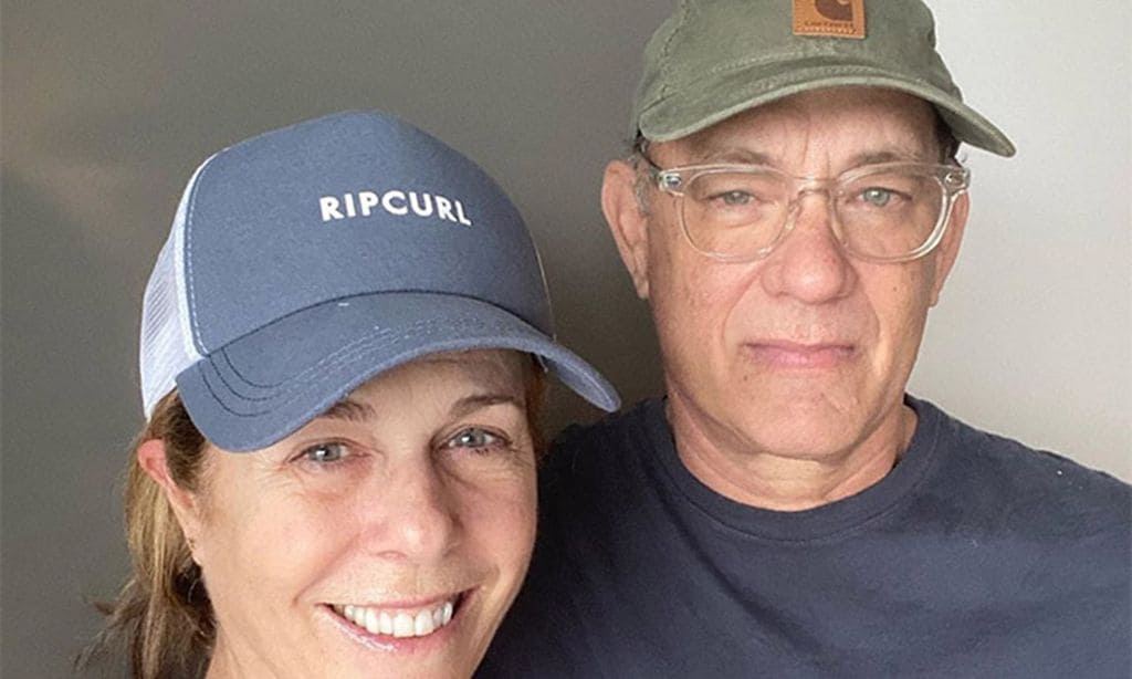 Tom Hanks y su mujer Rita Wilson comparten una foto de su cuarentena para tranquilizar a sus fans