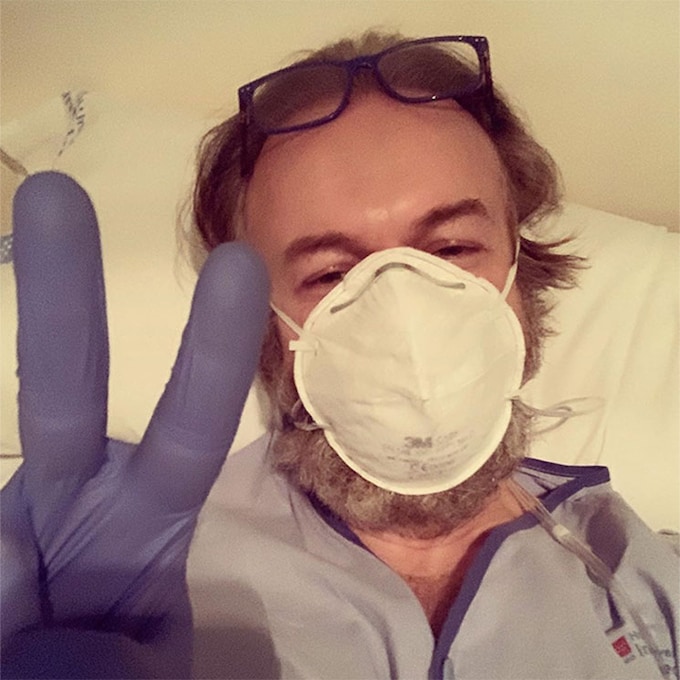Tristán Ulloa, positivo en coronavirus, comparte una foto desde el hospital: 'Estoy rodeado de héroes'