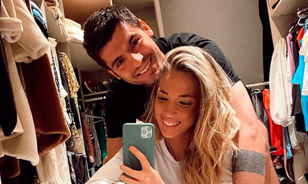 '¡Suerte que te tengo a ti!', Álvaro Morata, el mejor apoyo para Alice Campello en su embarazo