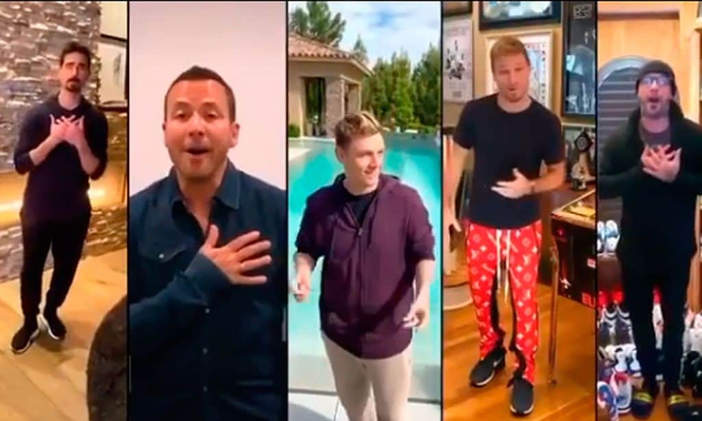 Los Backstreet Boys arrasan con su actuación desde casa