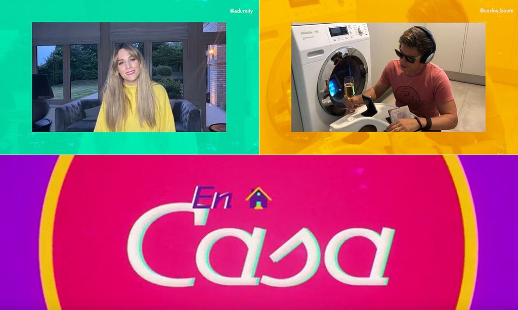 'En casa': Edurne canta sobre el amor de su vida y Carlos Baute 'viaja' de una manera peculiar