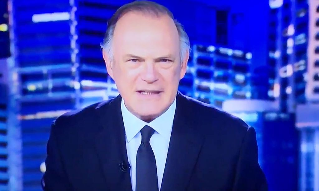 Un ataque de risa impide a Pedro Piqueras terminar una frase