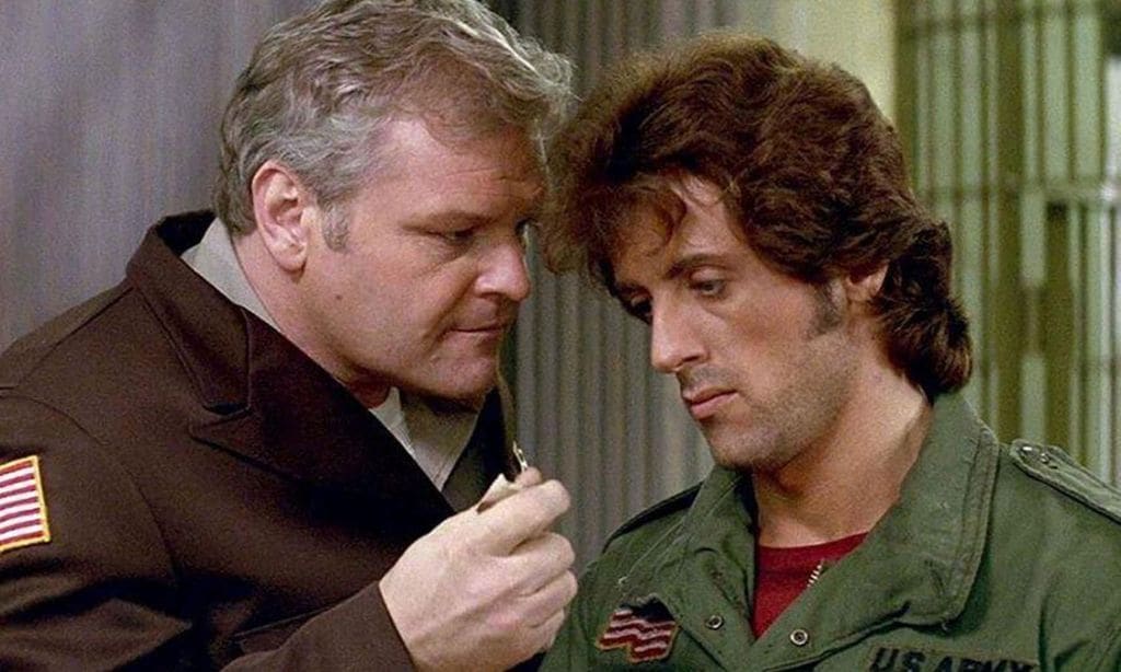 Brian Dennehy y Sylvester Stallone en 'Acorralado'