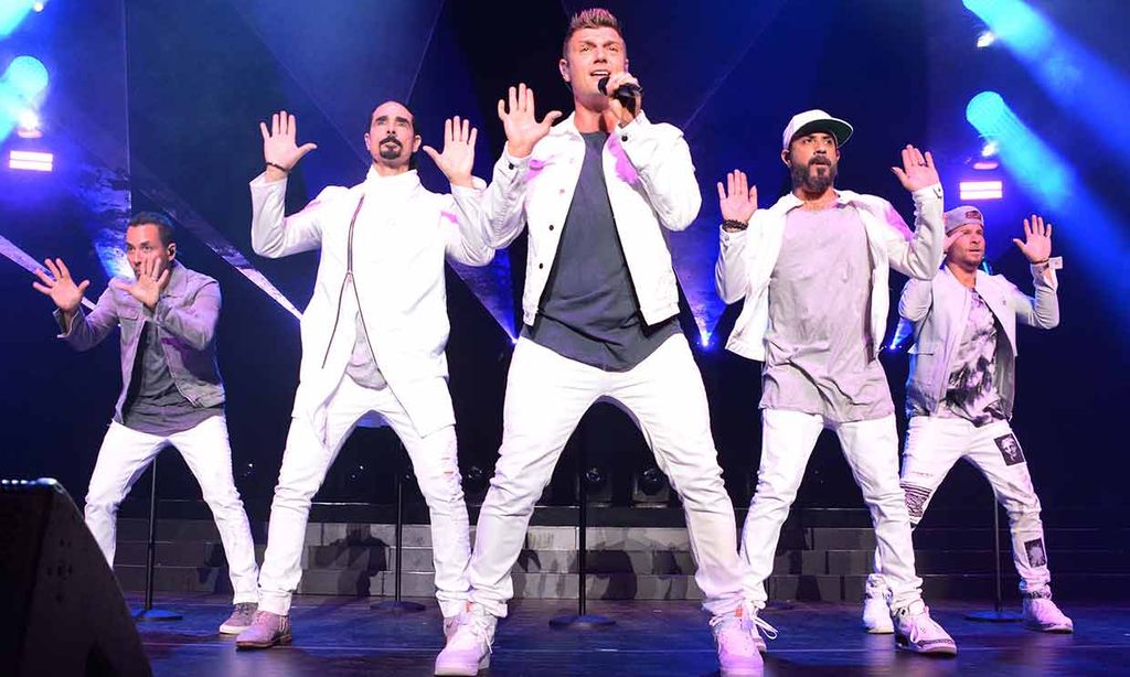 Los Backstreet Boys en un concierto