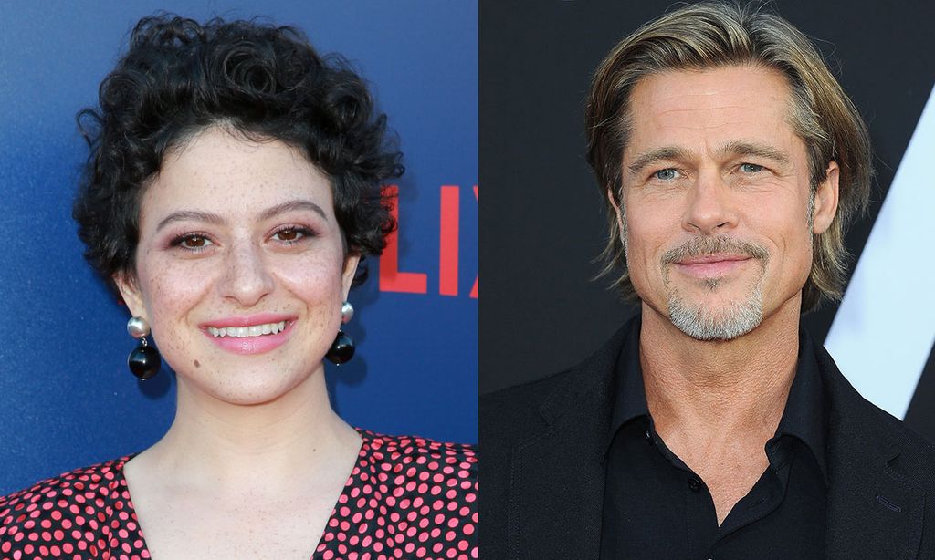 Brad Pitt y Alia Shawkat 