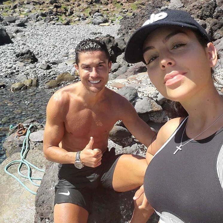 Georgina y Cristiano, todas las imágenes de su excursión en familia por las cumbres de Madeira