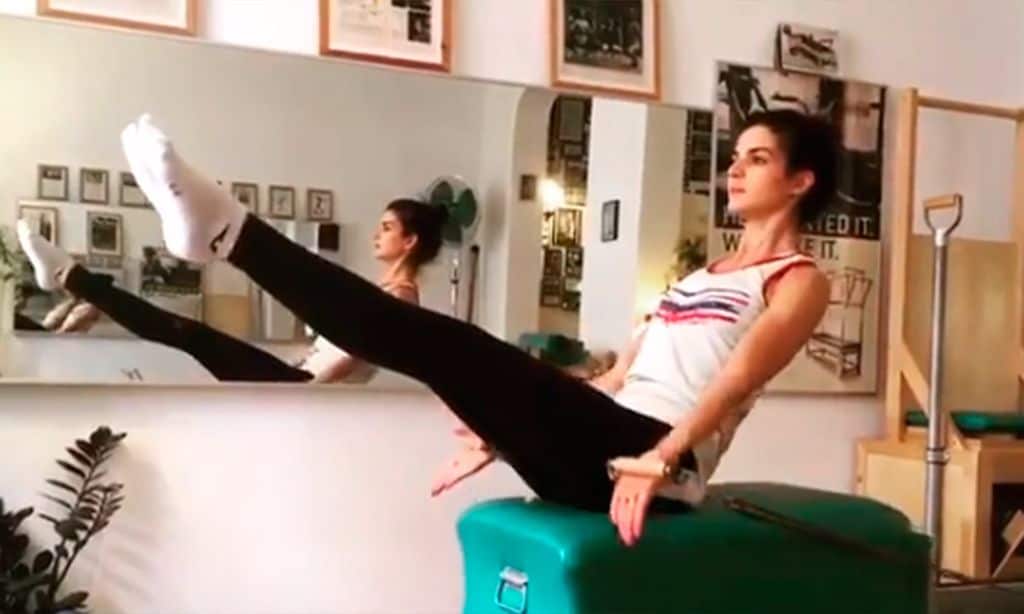 El entrenamiento de Clara Lago ante un público poco entusiasmado