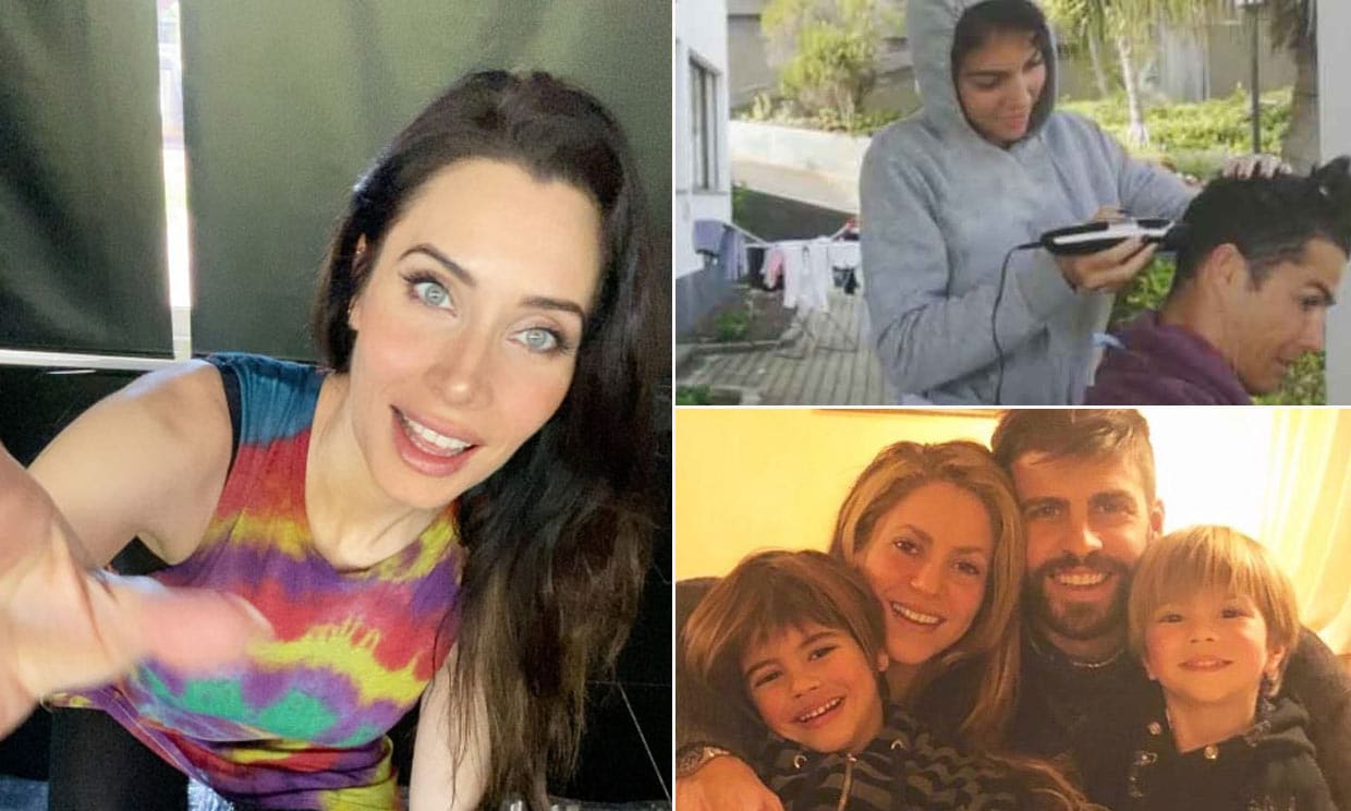 Pilar Rubio, Georgina y Shakira han aprovechado el confinamiento para hacer todo tipo de actividades en familia